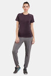 Amante Quick Dry Relaxed Top - Midnight Plum — thumbnail 4